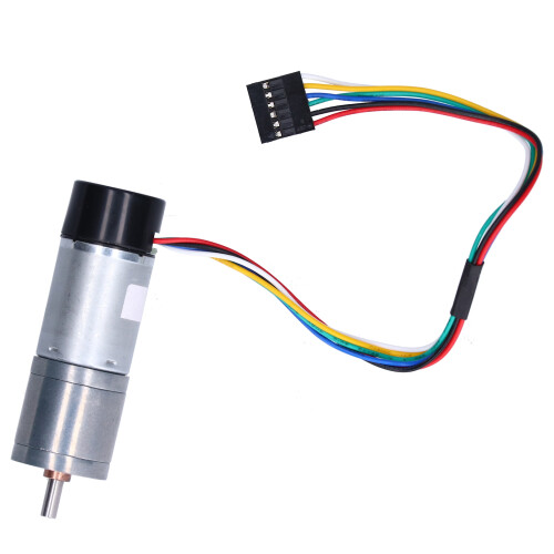 JGA25‑371DC 12V 1360RPM Smart Gear Motor with Encoder Feedback