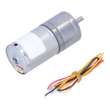 Brushless-DC-Getriebe-Motor JGA25-2430 12V 243:1 Geschwindigkeitsregulierung