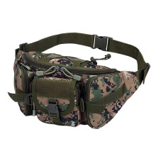 (Jungle Digital) Outdoor Sports Waterproof Waist Bag Stylish Multi-Purpose Cross-body Fanny Pack for Hiking Running