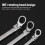 (10mm) 6-11mm Dual Head Ratchet Wrench Set, Quick Release Combination Spanner, Double Ended Ratcheting Hand Tool 3
