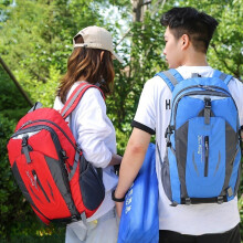 (Fluorescent Green) Lightweight Travel Backpack Large Capacity Hiking Backpack Waterproof Men Women Outdoor Mountaineering Bag Portable Travel Bag