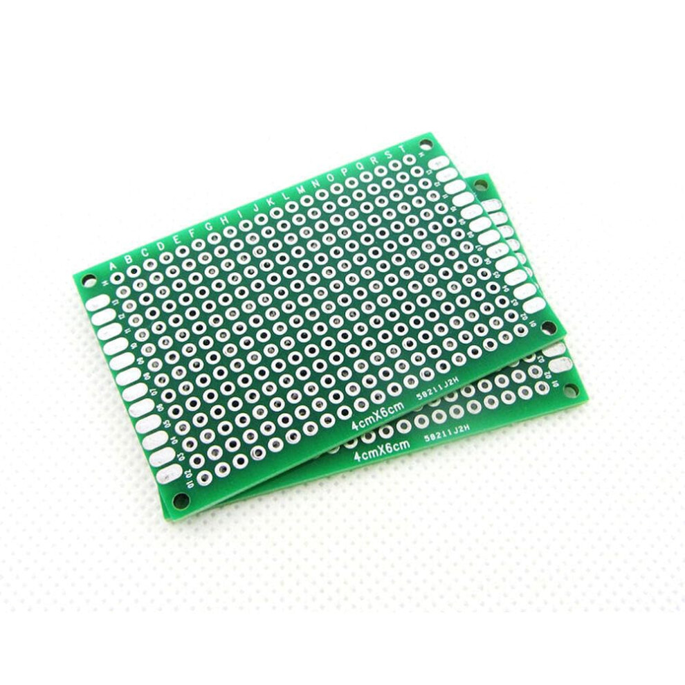 Double Sided Prototype Pcb Board 4X6cm Glass Fiber Universal Circuit Board For Diy Projects 9187378518090