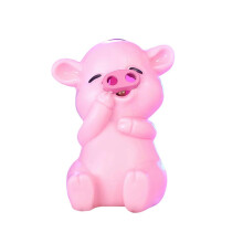 Cute Pink Pig Double Flames Lighter - Adjustable Refillable Soft Flame Butane Lighter, Safe & Portable for Camping, BBQ, Candles, Outdoor Use