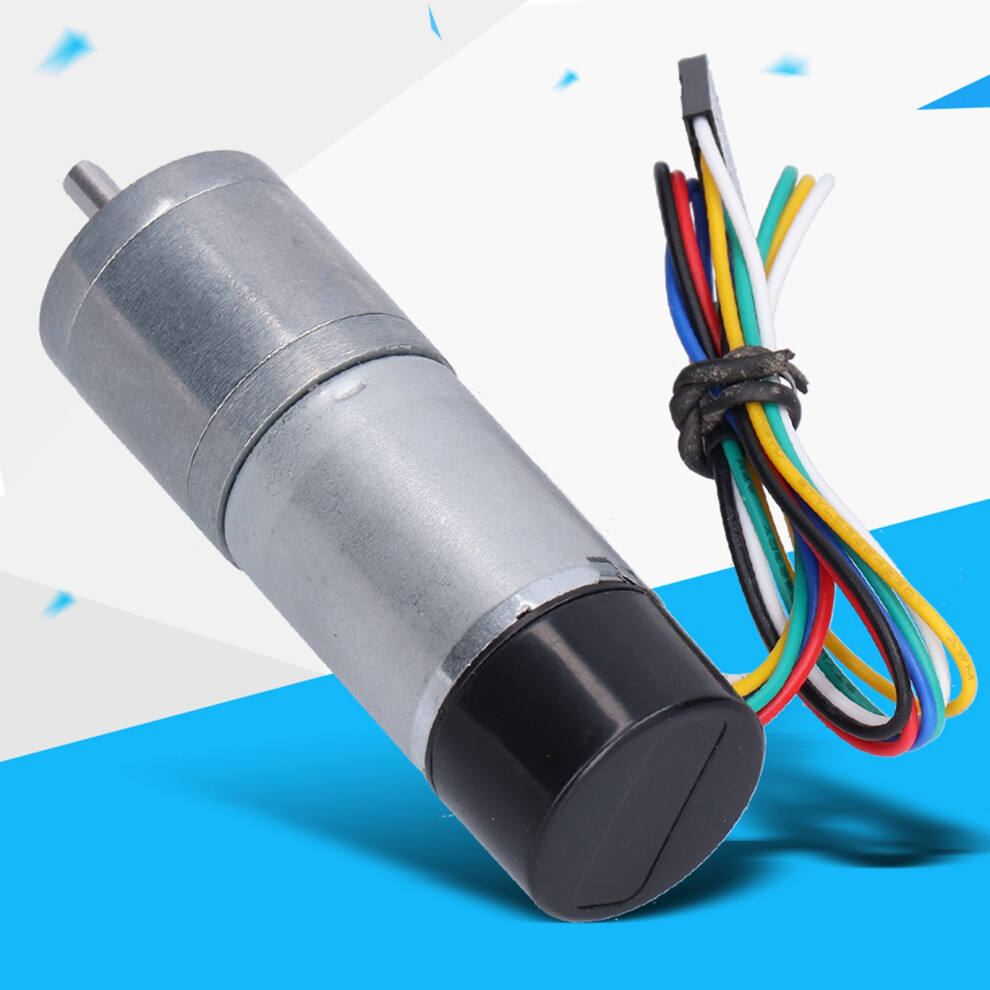 Dc Geared Motor With Encoder 12V/24V Â 130Rpm, 25Mm Shaft 8411376994015