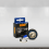 PIRELLI Pirelli F1 Tyre Keyring 18" - Full Wets - Blue 1