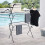 Black 3 Tier Airer Extra Wide Laundry Drying Rack Horse Foldable 3