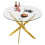Large Round Tabletop with Stainless Steel Base 5