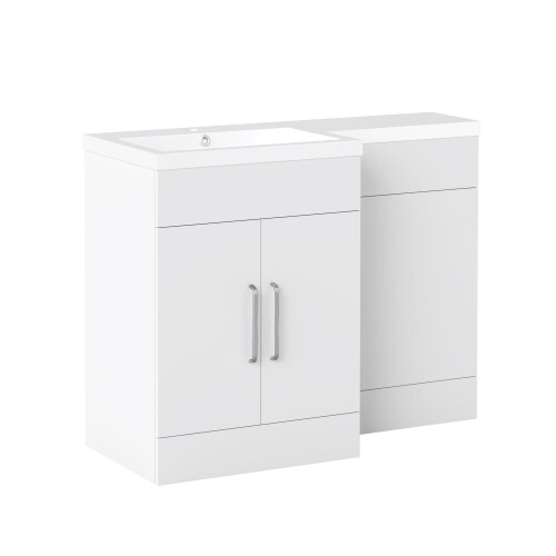 1100mm Bathroom Vanity Unit with Basin Toilet Cabinet 1
