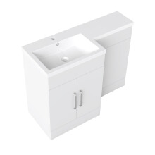 1100mm Bathroom Vanity Unit with Basin Toilet Cabinet