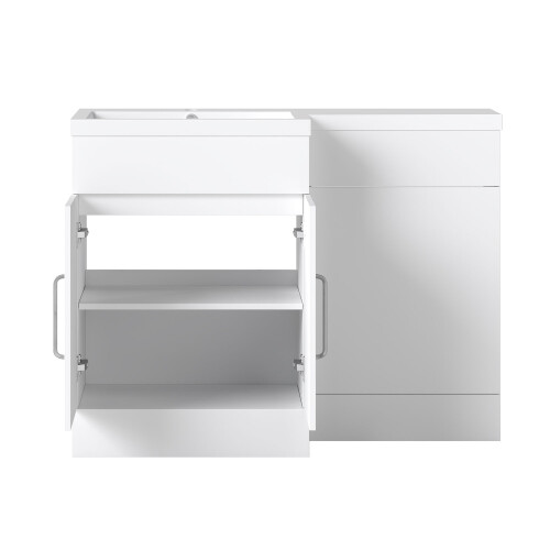 1100mm Bathroom Vanity Unit with Basin Toilet Cabinet 2