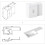 1100mm Bathroom Vanity Unit with Basin Toilet Cabinet 6
