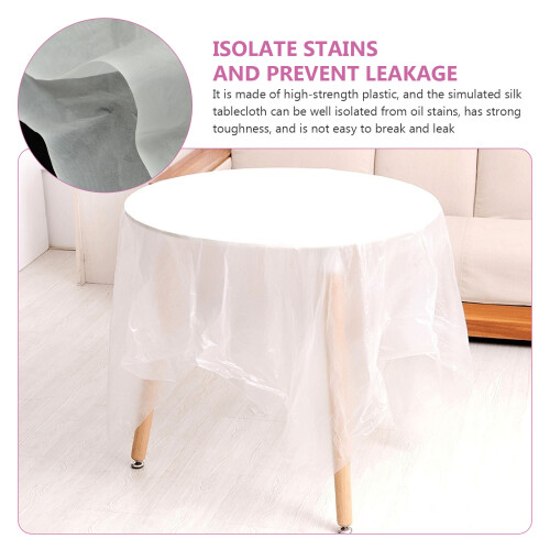 27 Pcs Tablecloth For Wedding Restaurant Party Outdoor Decorative Use 2