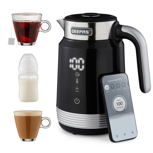 GEEPAS Geepas 2200W Smart Kettle Voice Control, Alexa & Google Assistant 1.7L