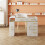 Living And Home Manicure Table with Built-in Dust Collector 2