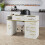Living And Home Manicure Table with Built-in Dust Collector 1
