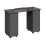 Living And Home Mobile Manicure Table with 1 Cabinet and 4 Drawers, Dark Grey 4