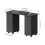 Living And Home Mobile Manicure Table with 1 Cabinet and 4 Drawers, Dark Grey 6