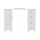 Living And Home Mobile Manicure Table with 1 Cabinet and 4 Drawers, White 4