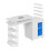 Living And Home Professional Mobile Manicure Table with Built-in Dust Collector 4