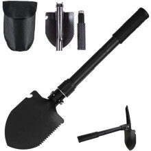 High Carbon Steel Folding Shovel,Camping Shovel, for Digging, Backpacking, Hiking, Gardening