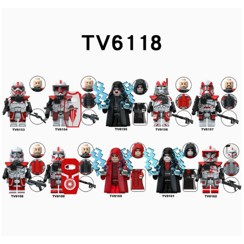 10pcs Star Wars Minifigures Set Fit Lego