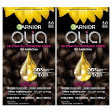Garnier Hair Color Olia, 5.0 Medium Brown 2 Count