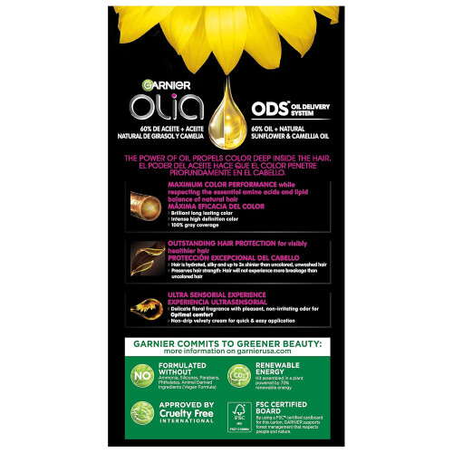 Garnier Garnier Hair Color Olia, 6.0 Light Brown 1 Count 1