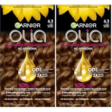 Garnier Hair Color Olia , 6.3 Light Golden Brown