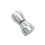 NES Home Nes Home Cone Chrome Aluminium Shower Door Knob Handle 1