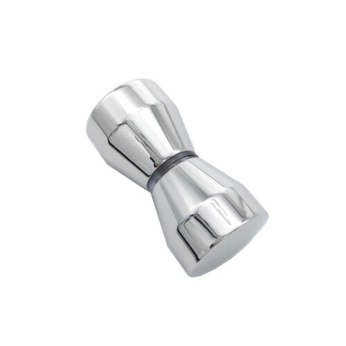 NES Home Nes Home Cone Chrome Aluminium Shower Door Knob Handle