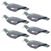 (6x Plastic Decoy Pigeon) KCT Decoy Pigeon Fake Hunting Bird