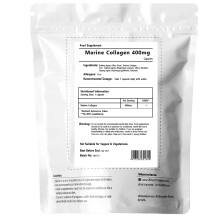 (Marine Collagen Capsules 400mg x 180 - Hair Skin Anti Ageing Tissue Joints Bones) Marine Collagen Capsules 400mg