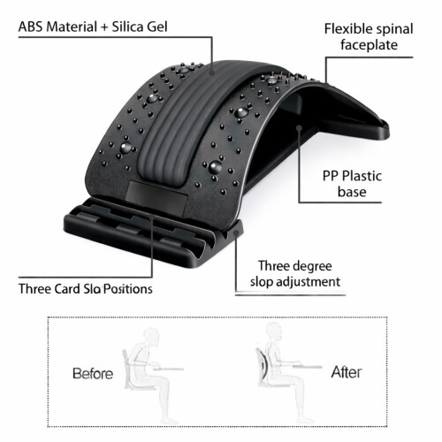 Back Stretcher Lumbar Support Spine Stretcher Lower Back Pain Relief Device 1