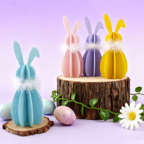 Ensemble d'assemblage de modèles Bunnines à faire-Violet 2