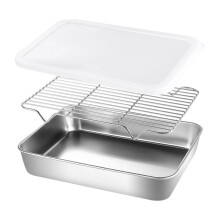 Plateau de cuisson en acier inoxydable, ustensiles de cuisson,-C