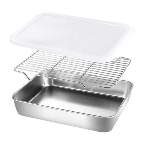Plateau de cuisson en acier inoxydable, ustensiles de cuisson,-C