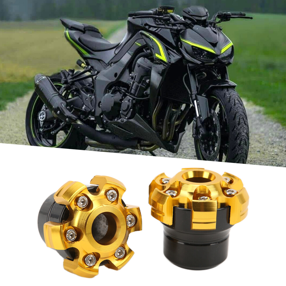 Motorcycle Axle Protection: 2Pcs Cnc Aluminum Fork Sliders Universal 8351377387068