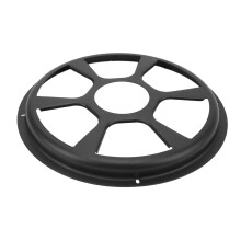 Audio-Lautsprecher-Maschenschutz Rund Schwarz Staubdichte Abdeckung Schutzgitter Subwoofer-Teil