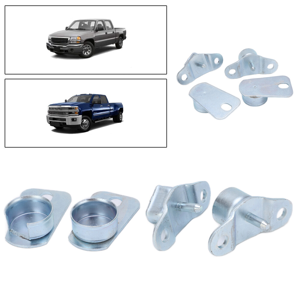 4Pcs Aluminum Tailgate Hinge Kit For Silverado 1500-3500 1999-2007 4061377388388