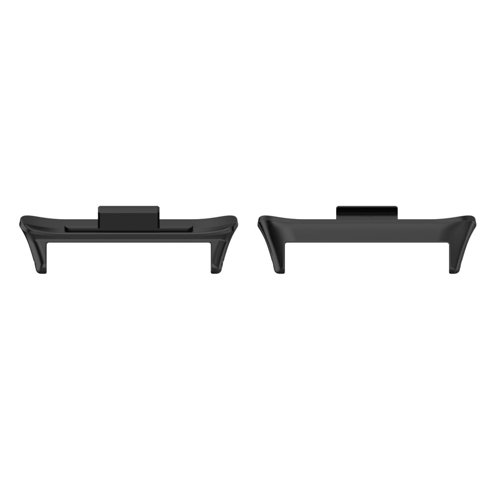 Wristband Connector For Band 8 20Mm Quick Release Metal Headgrain Replaceable Watch Band Link Adapter Black 9187378570906