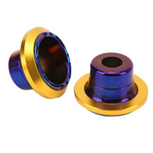 2 Pcs Aluminum Motorcycle Fork Frame Sliders Universal Bicycle Anti Crash Caps