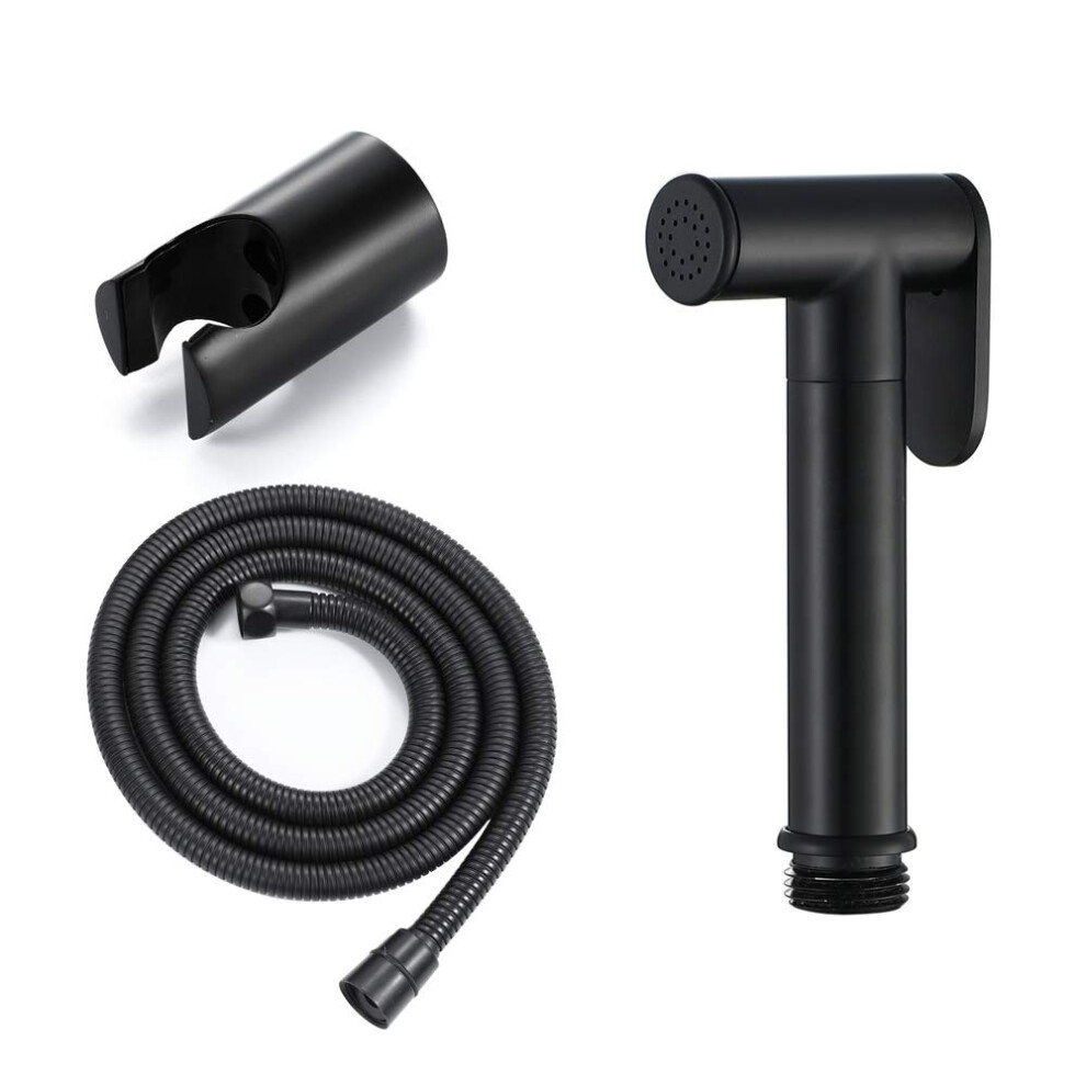 Faucets Handheld Faucet Toilet Shattaf Sprayer Kit With Shower Hose And Shower Base Brass Gold Black Finish 9382693555700