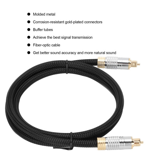 JKT002 Optical Audio Cable Slim Digital Audio Cable for PS4 Power Amplifier 2