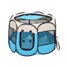 Pet Tent Dog Playpen Semi Enclosed Mesh Breathable Spacious Carrier For Puppies Travel Outdoor