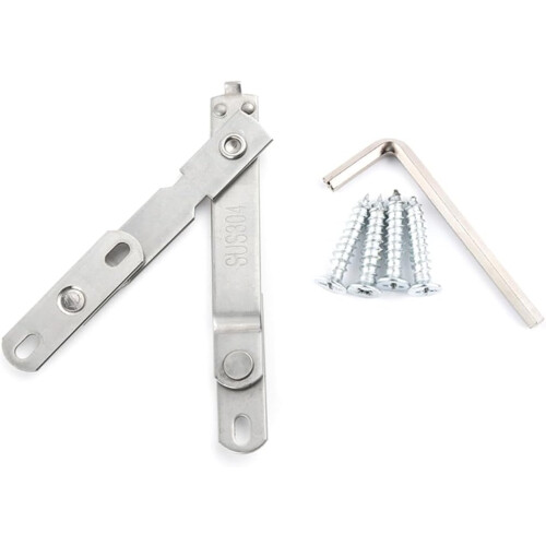 Stainless Steel Window Guard Quick Install Adjustable Stopper Restrictor Compatible With Most Windows 2