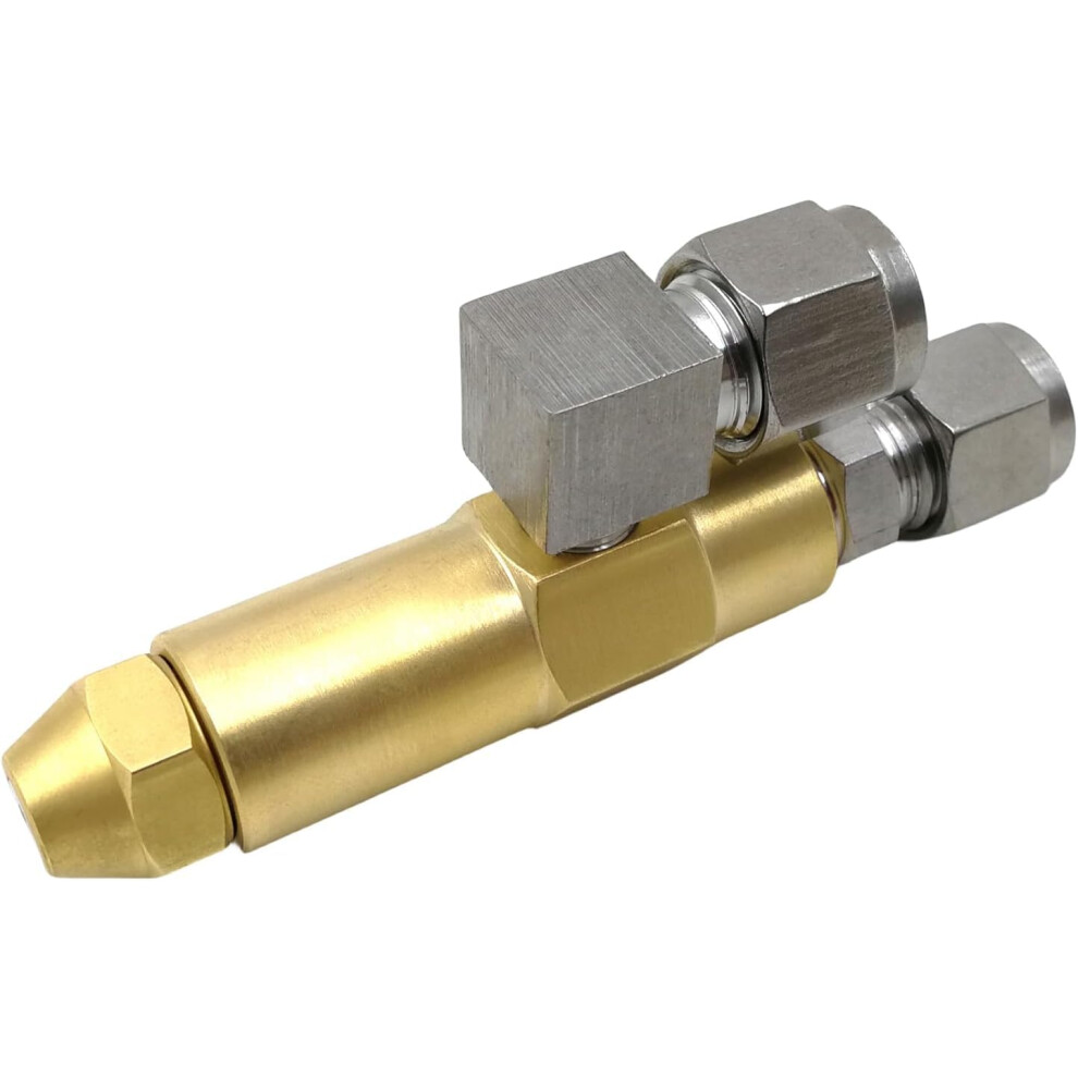 Siphon Waste Oil Burner Nozzle 0.54.0Mm Air Atomizing Spray Nozzle 3.0Mm For Efficient Atomization 9347817801002
