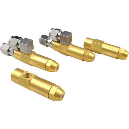 Siphon Waste Oil Burner Nozzle 0.54.0mm Air Atomizing Spray Nozzle 3.0mm for Efficient Atomization 2