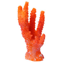 Artificial Coral Decorative Orange Corals Decor for Turtle for