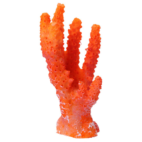 Artificial Coral Decorative Orange Corals Decor for Turtle for