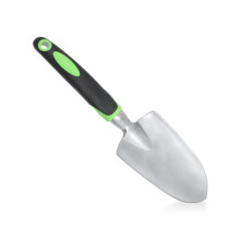 Garden Trowel Stainless Steel Handheld Gardening Shovel with Ergonomic Rubber Grip for Planting